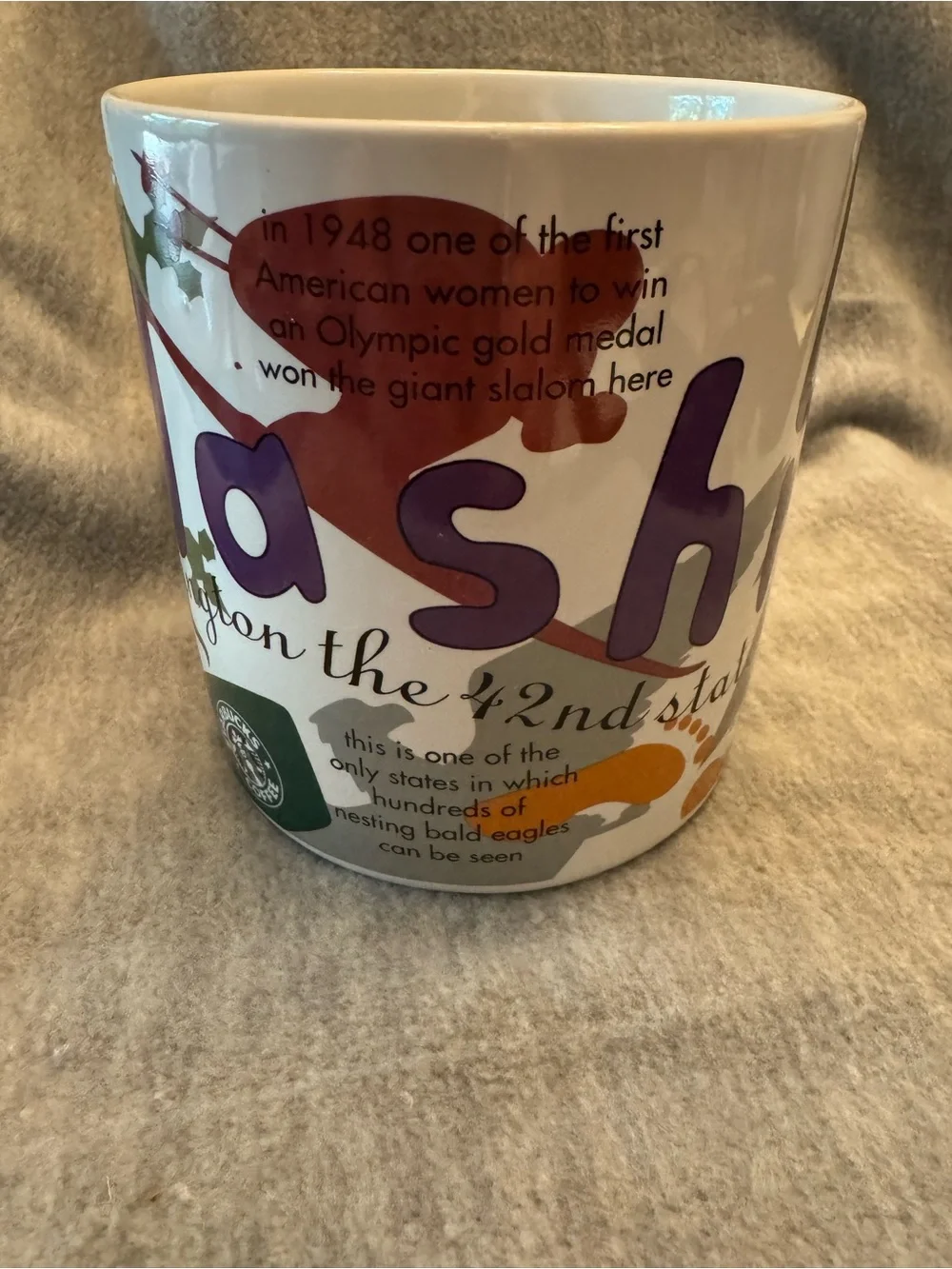 Starbucks Washington State Mug - 1997 States of Bean Series